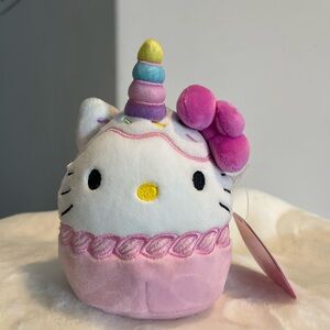 Squishmallows -Hello Kitty Unicorn Plush 5”